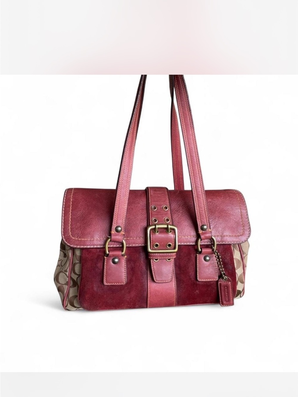 Coach Hampton special edition flap bag